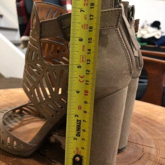 Open-toe chunky women heels - Picture 6 of 6